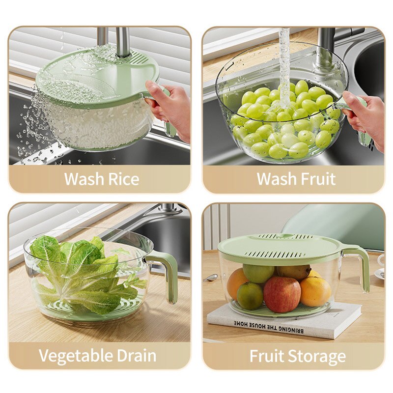 BowLift | Easy Rice Washer Filter Strainer Basket