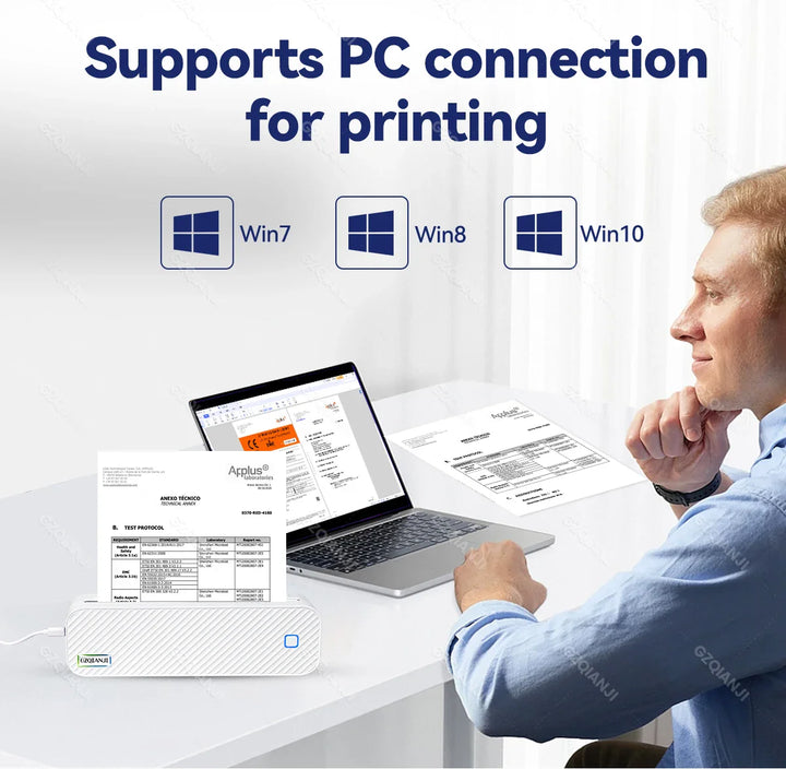 BowLift | Portable Inkless Bluetooth A4 Thermal Printer