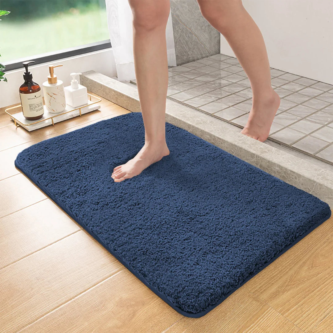 BowLift | Long-haired Non-slip Bath Mat with Absorbent Properties for Shower and Toilet Floor