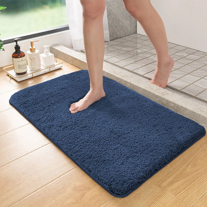 BowLift | Long-haired Non-slip Bath Mat with Absorbent Properties for Shower and Toilet Floor