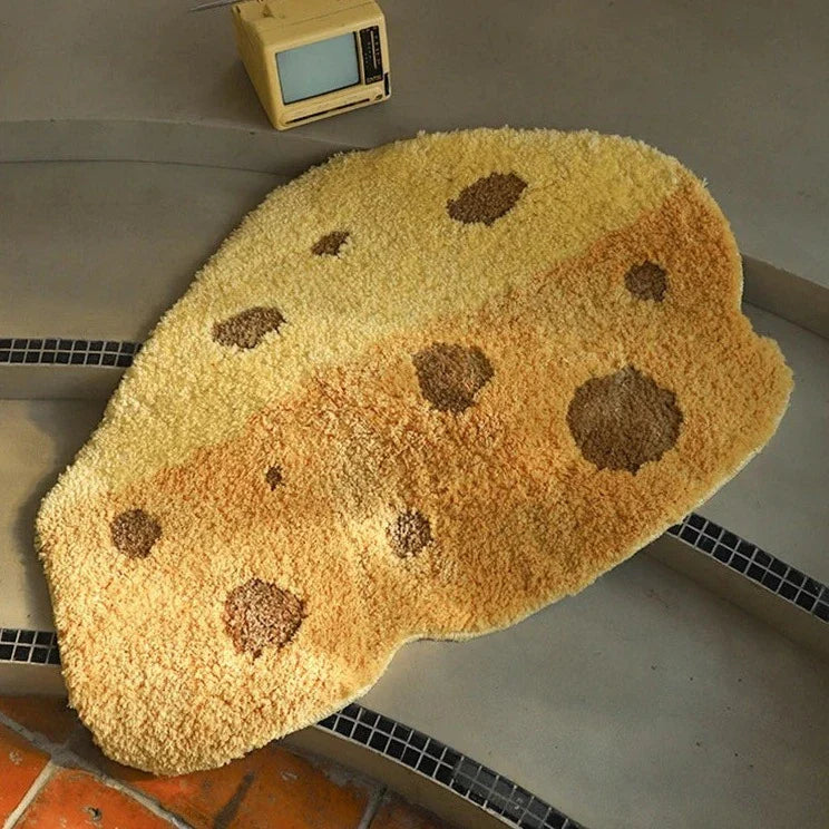 Cartoon Cheese Rug | Bowlift