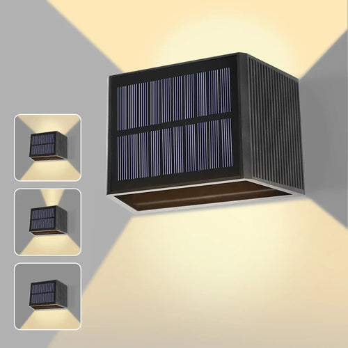 BowLift | Solar Wall Light SolaraBeam Flex | Warm White | IP65 Waterproof | Adjustable Light Angle