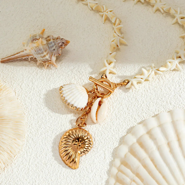 BowLift | Bold Beach Sea Shell Bracelet and Necklaces