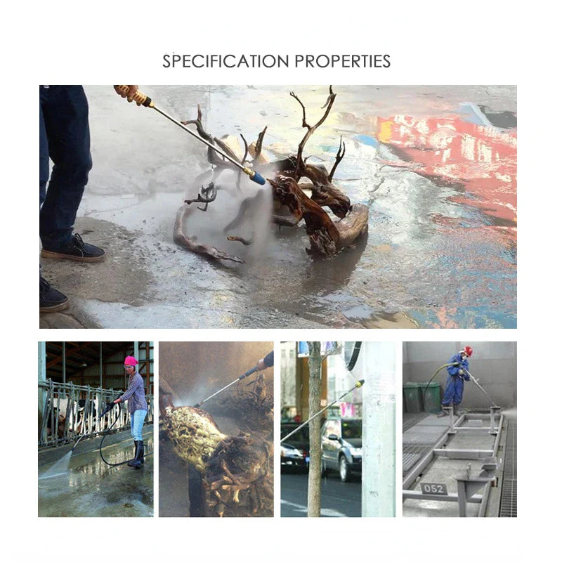 BowLift | 360 Rotating High Pressure  Nozzle Sprayer