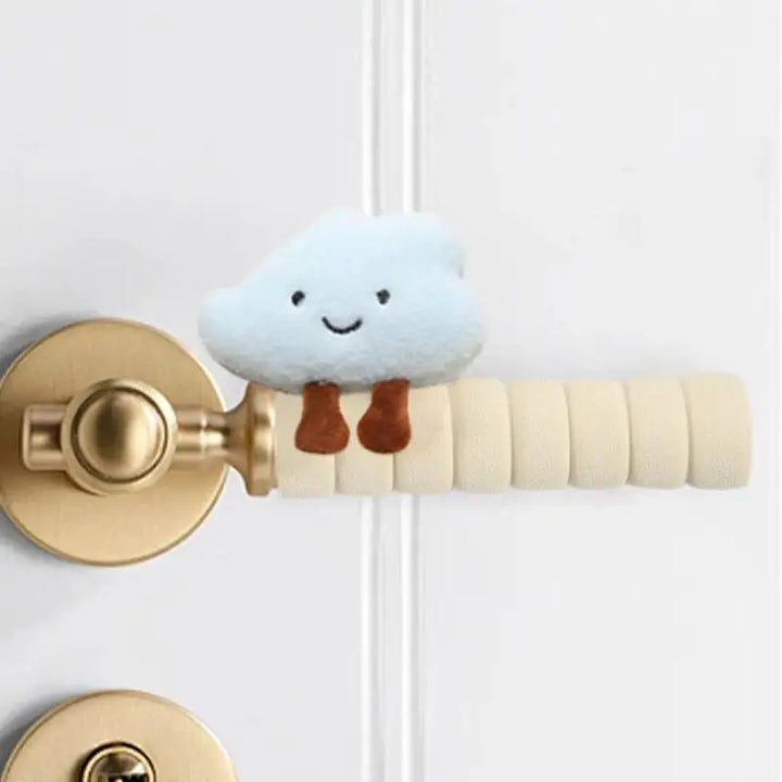 BowLift | Anti Bump Happy Cloud Door Handle Cover