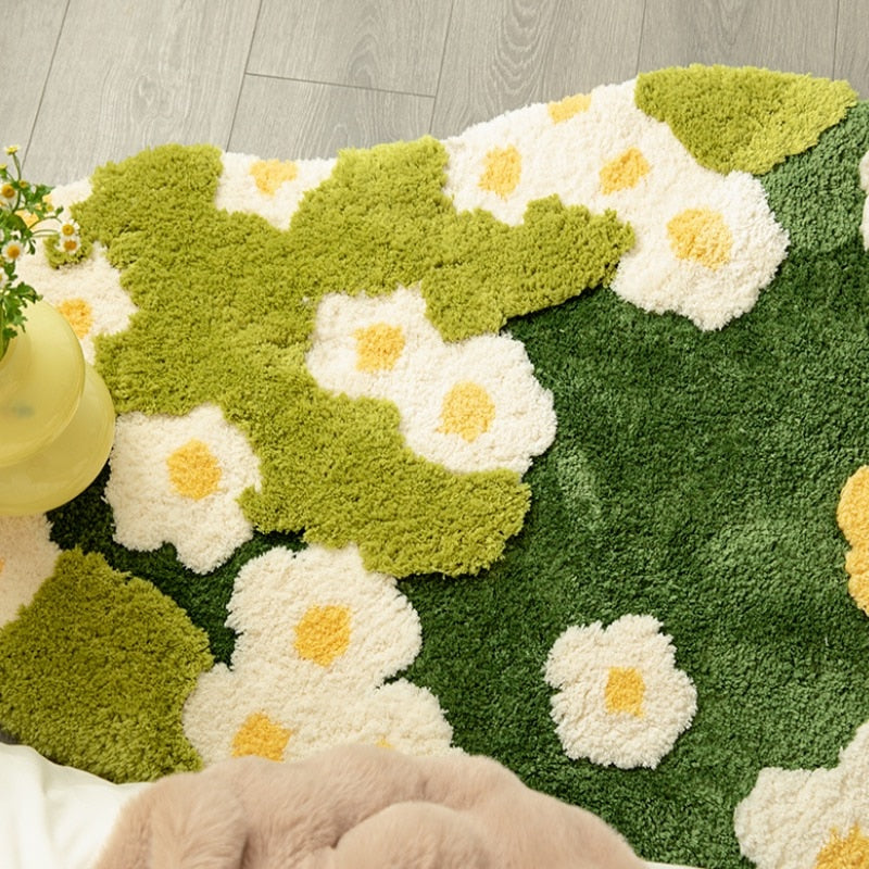 Green Garden Rug | Bowlift