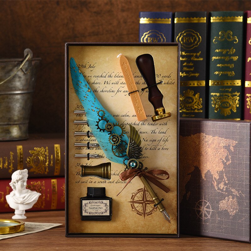 BowLift | Phoenix Feather Mechanic Calligraphy Pen Set