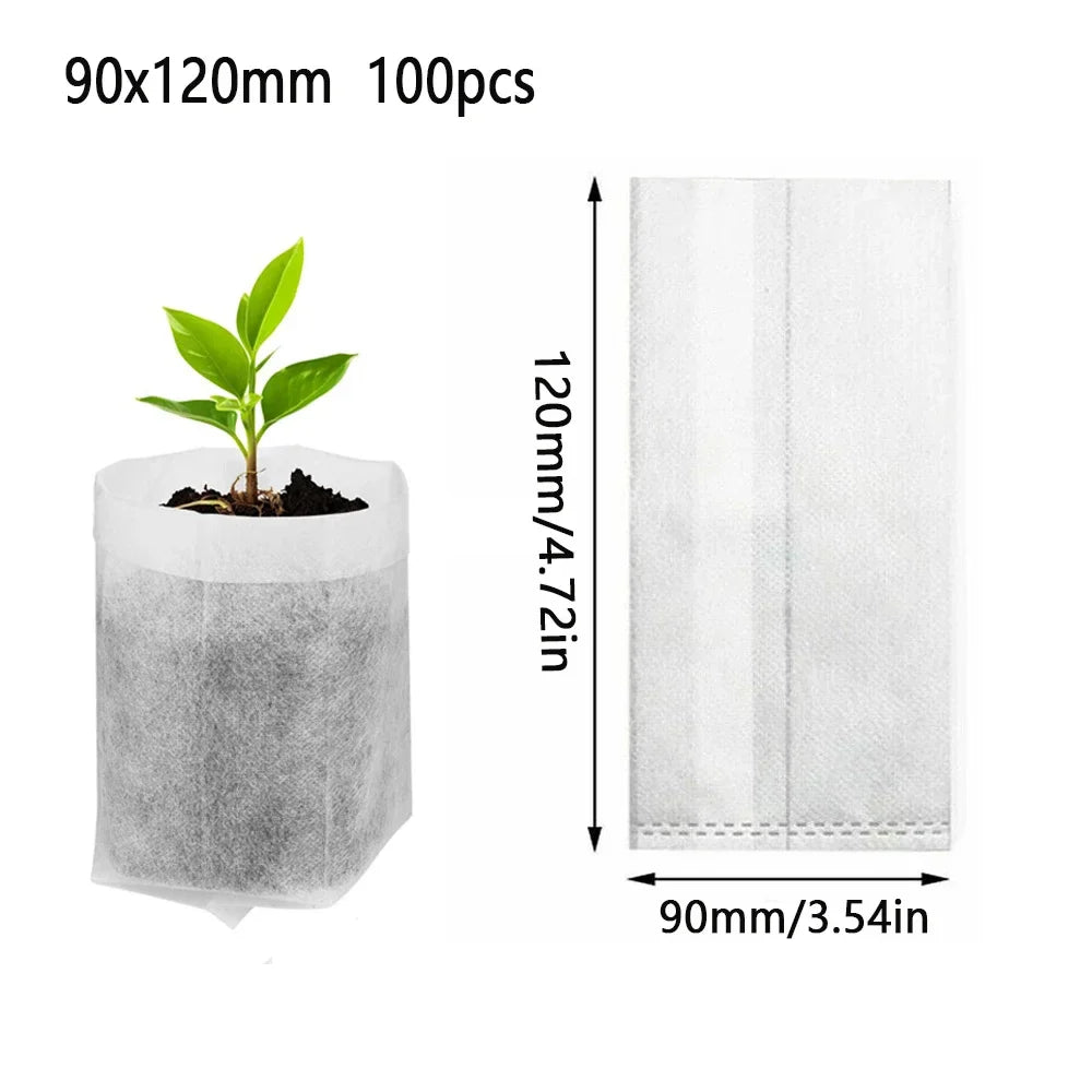 BowLift | Plant Bags BioGrow | Biodegradable | Breathable & Root-Friendly | Set of 25–100