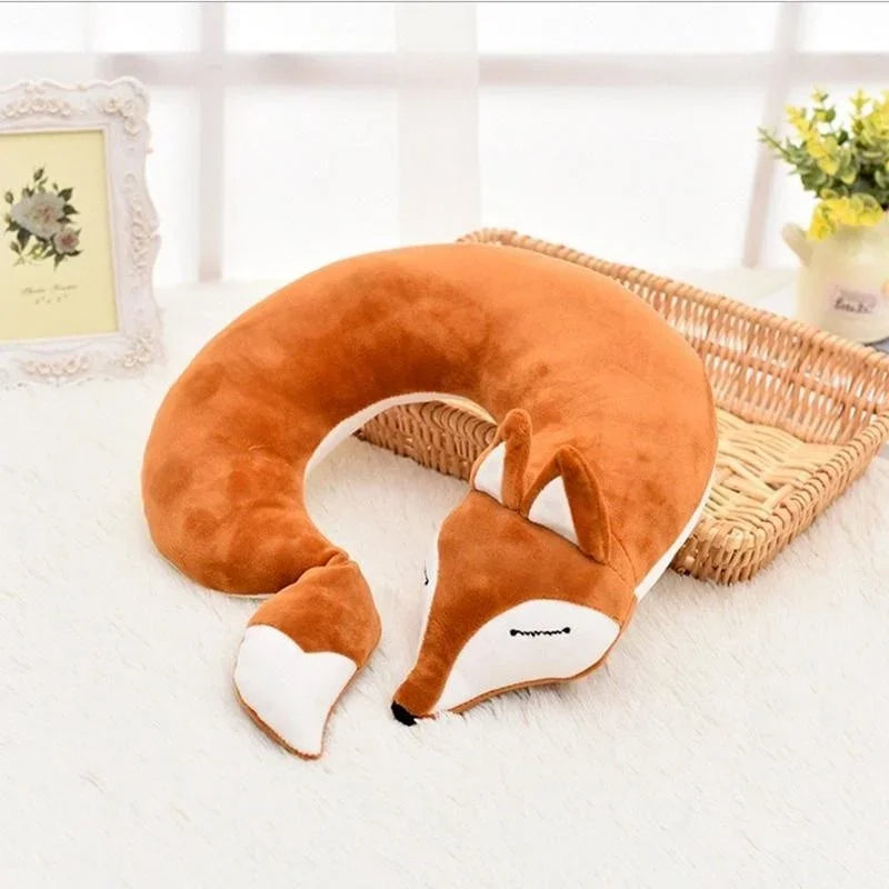 BowLift | FoxyRest Neck Pillow | Cuddly Travel Companion | Cute Fox Design