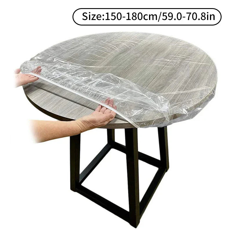 BowLift | Transparent PVC Waterproof Long Life Protective Table Cover