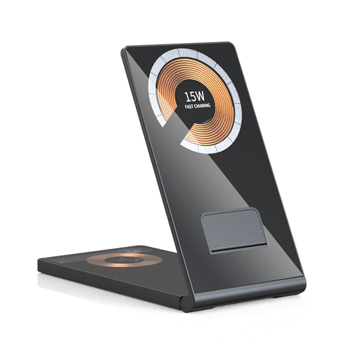 BowLift | Clear Beam Foldable Magnetic Wireless Charger Stand