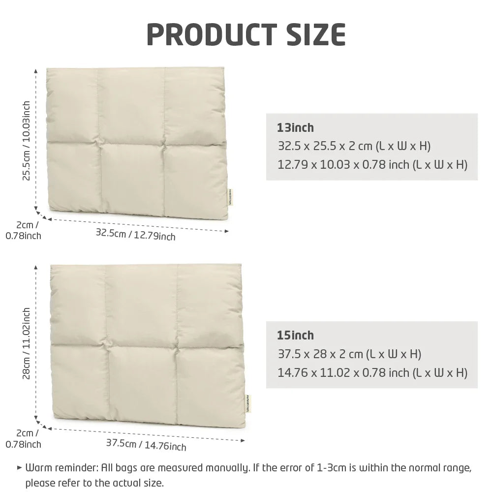 BowLift | Magnetic Puffy Laptop Sleeve