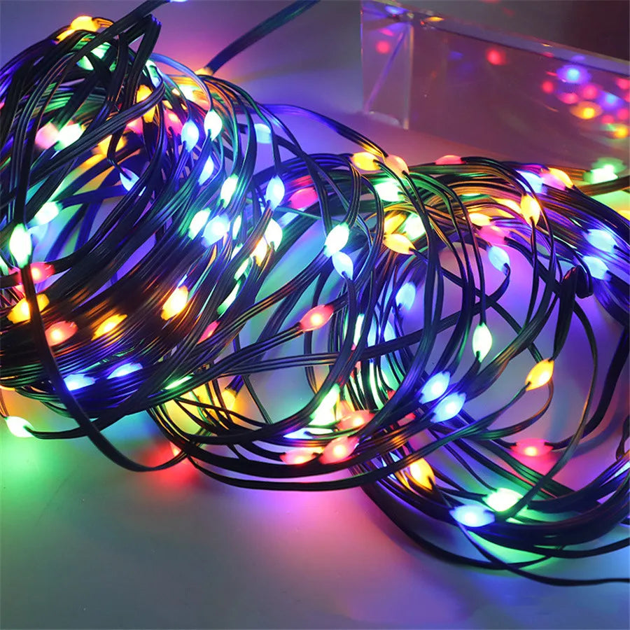 BowLift | VerdeLicht Waterproof LED Garland – Outdoor Lighting for Garden and Terrace