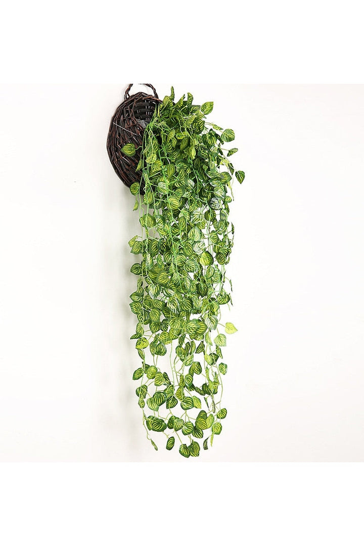 Rattan leaf wine ornament | Bowlift