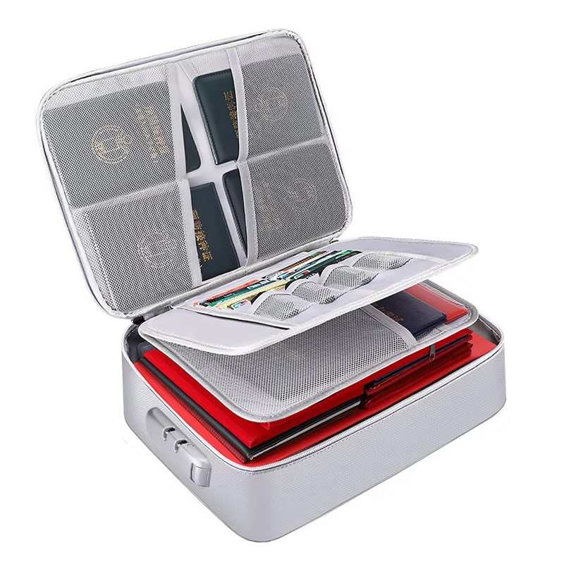 BowLift | Fireproof and Waterproof Document Organizer Bag – Portable Protective Storage for Travel and Home Security
