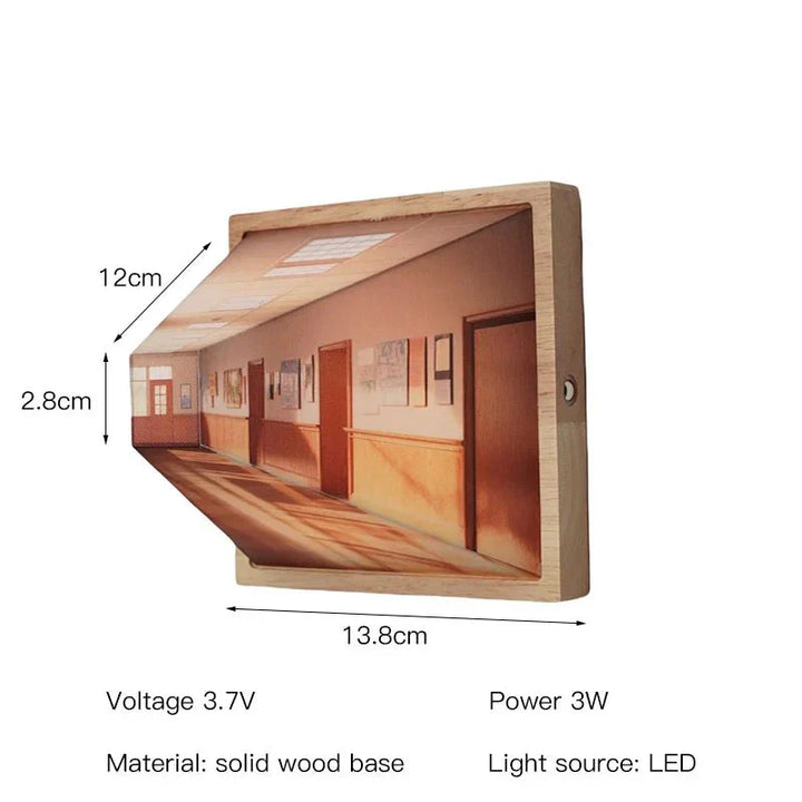 BowLift | DimenLamp - 3D LED Lamp - Modern Wall Decoration - Unique Gift Idea