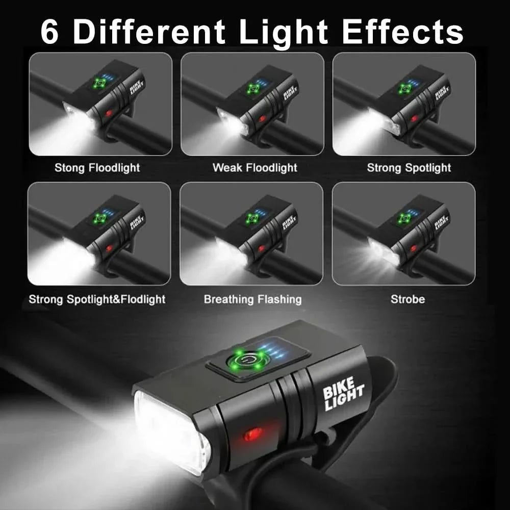 BowLift | NightRay – LED bicycle light with USB charging & 1500 lumens for safe night rides