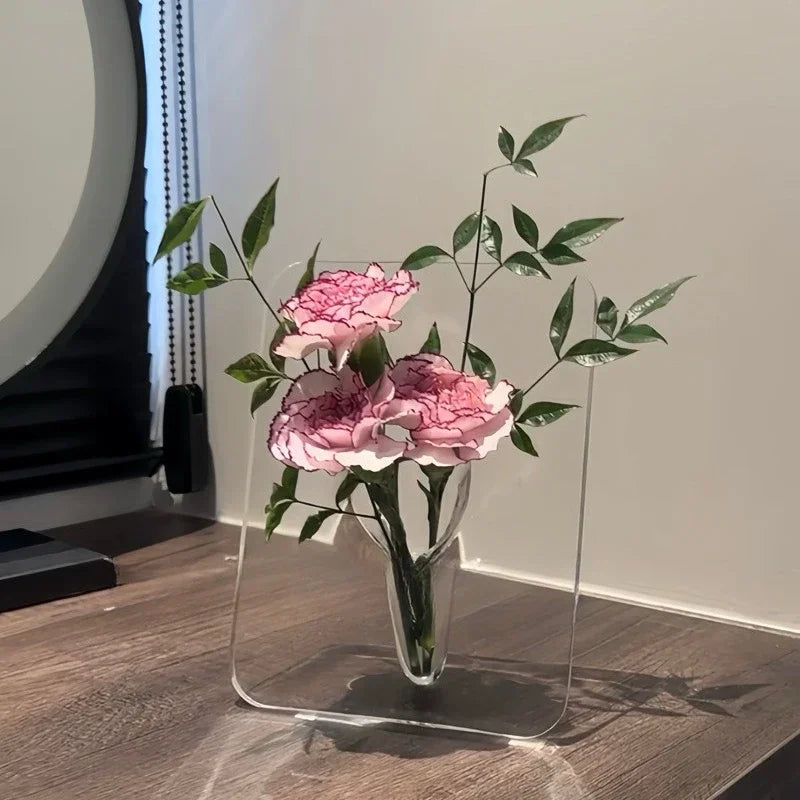 Artistic Butterfly Clear Flower Vase | Bowlift