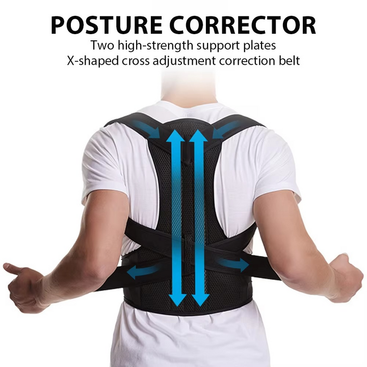 BowLift | Adjustable Back Brace Posture Corrector for Men and Women, Lumbar and Shoulder Support for Better Alignment