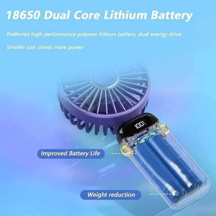 Portable Electric Fan and Mini Air Conditioner – Rechargeable Neck Fans for Home, USB and Handheld | Bowlift
