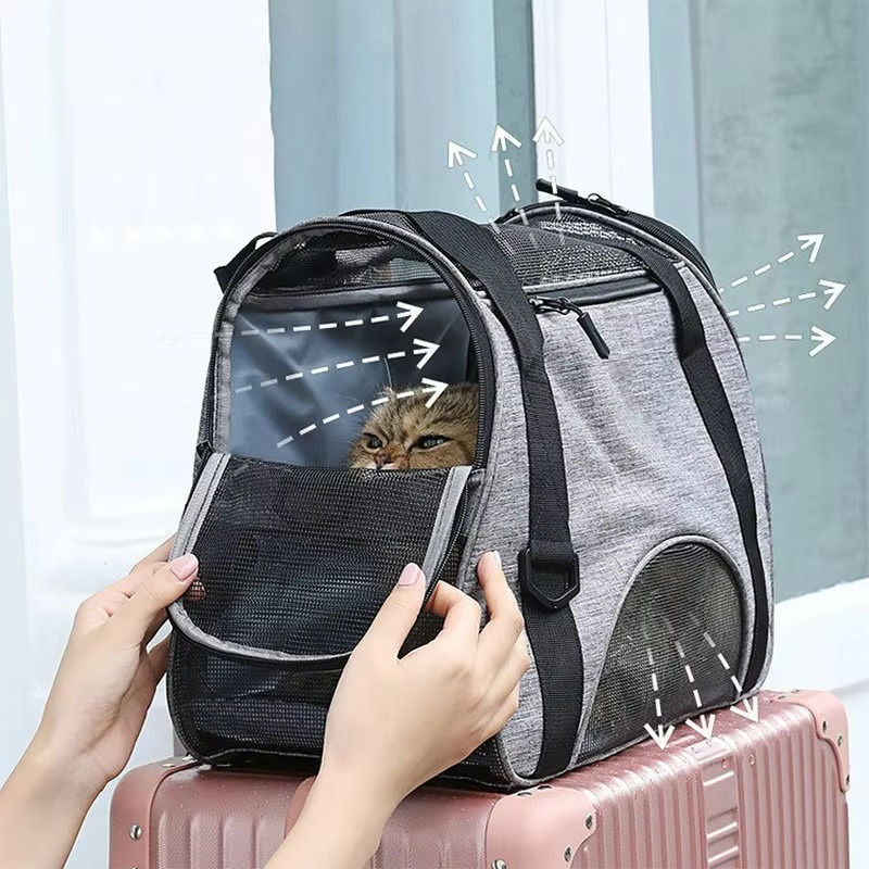 BowLift | Soft-Sided Pet Carrier with Breathable Mesh for Small Dogs and Cats