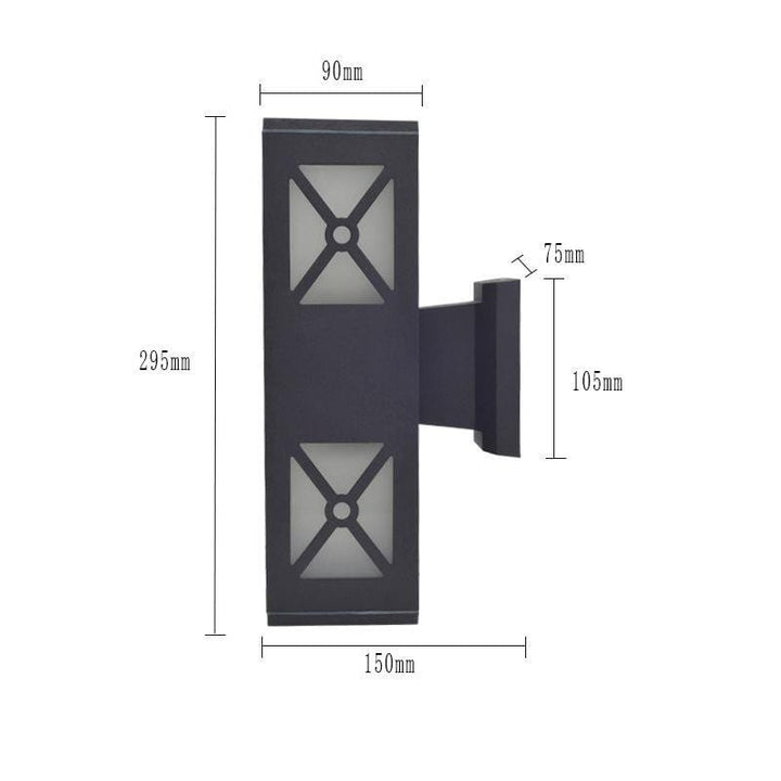 SkyGlow Outdoor LED Wall Light Bowlift