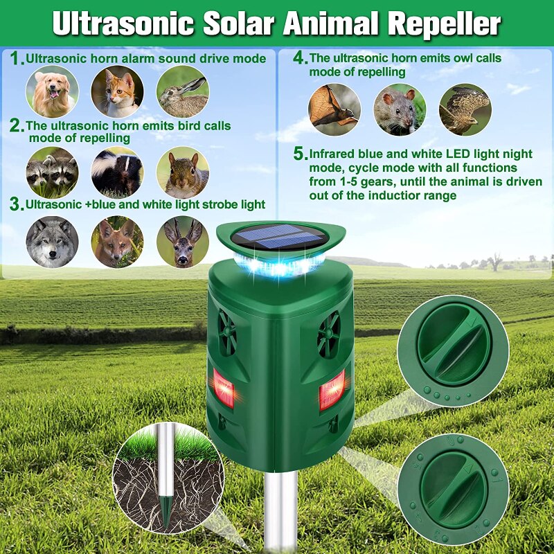 BowLift | Solar Ultrasonic Repeller