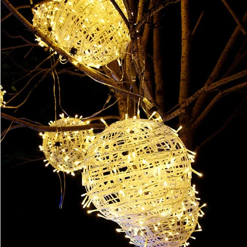 BowLift | Sphere - Rattan Party Lighting