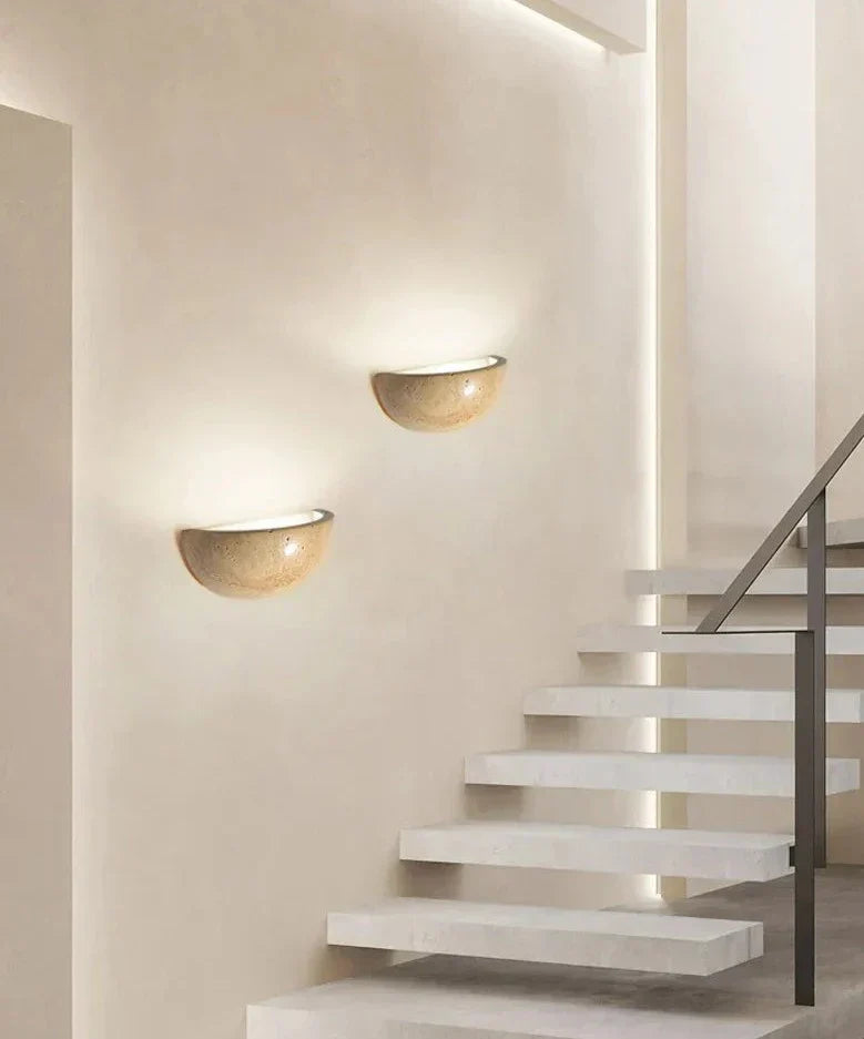 BowLift | SabiGlow - Organic Rock Wall Light