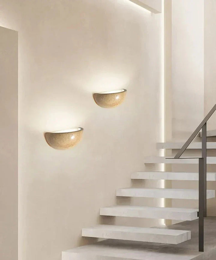 BowLift | SabiGlow - Organic Rock Wall Light