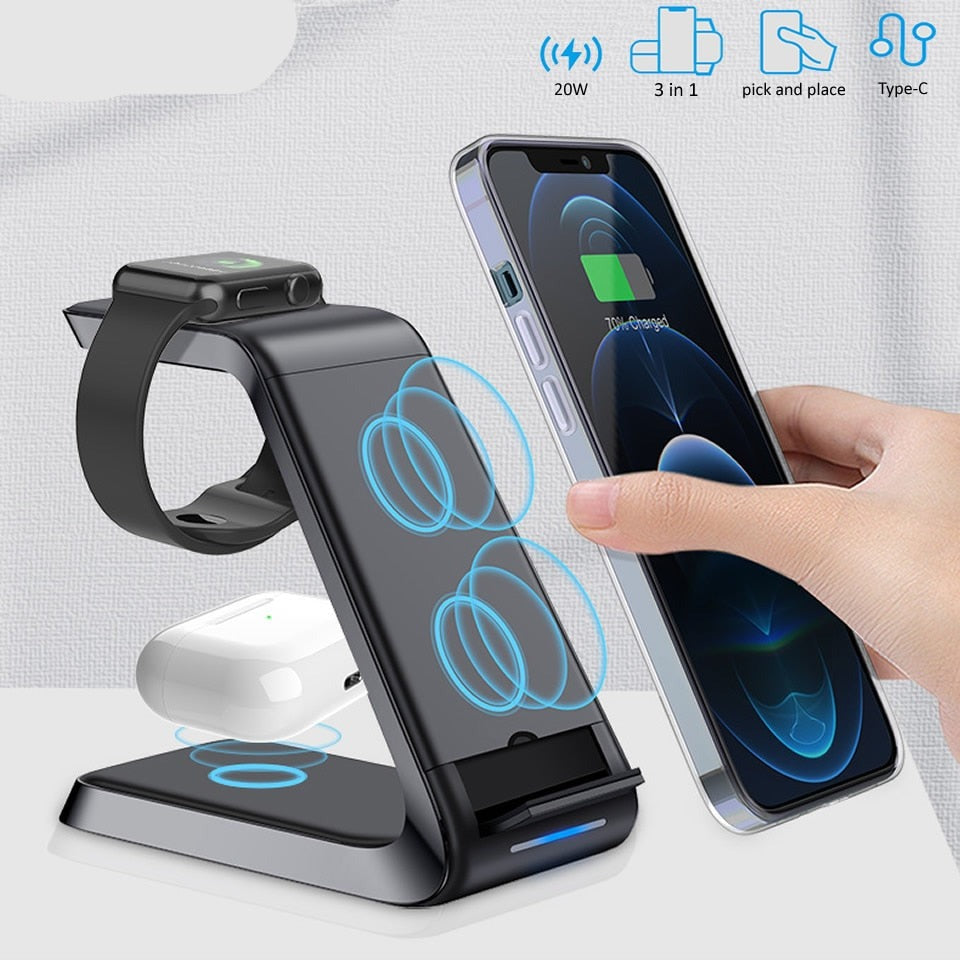 BowLift | 3in1 Magnetic Wireless Charger Stand