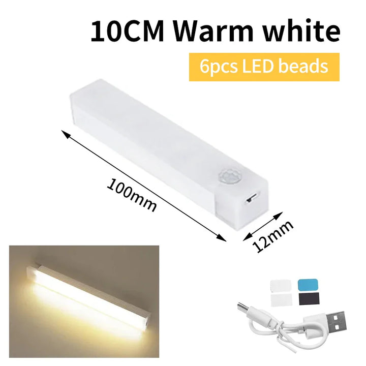 BowLift | SenseLite Motion LED | Rechargeable Sensor Light with Magnet Mount | Warm White | For Closet, Bed & Hallway