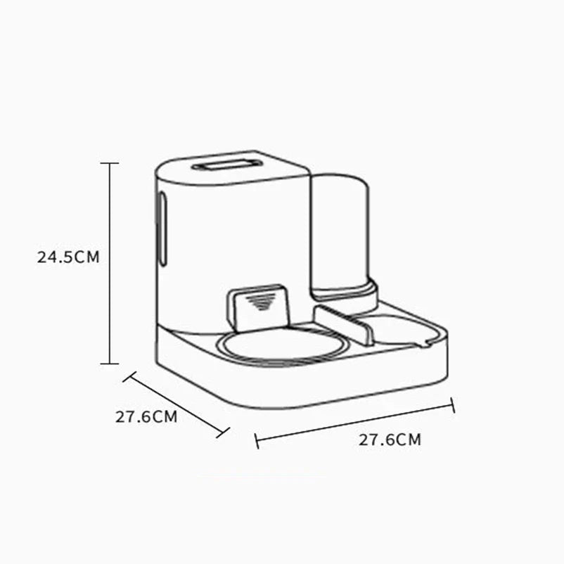 BowLift | Feedipet Food & Water Dispenser for Cats & Dogs | Automatic Refill | 2-in-1 Bowl Set