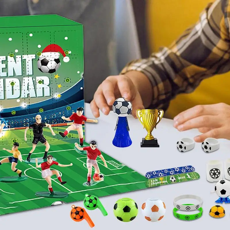 BowLift | MatchBox – Advent Calendar for Boys and Girls with Stadium Building Set