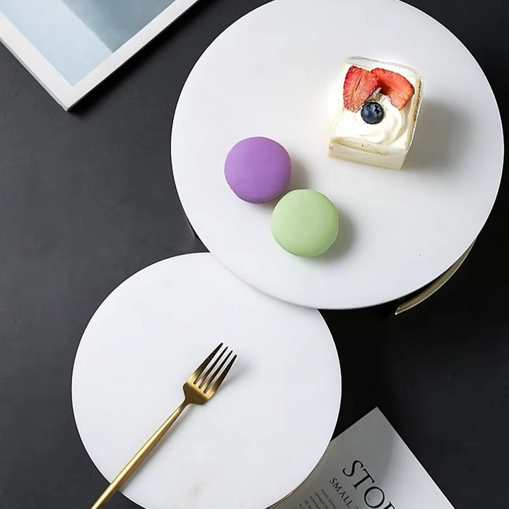 BowLift | Nordic Natural Marble Cake Stand and Dessert Display Tray