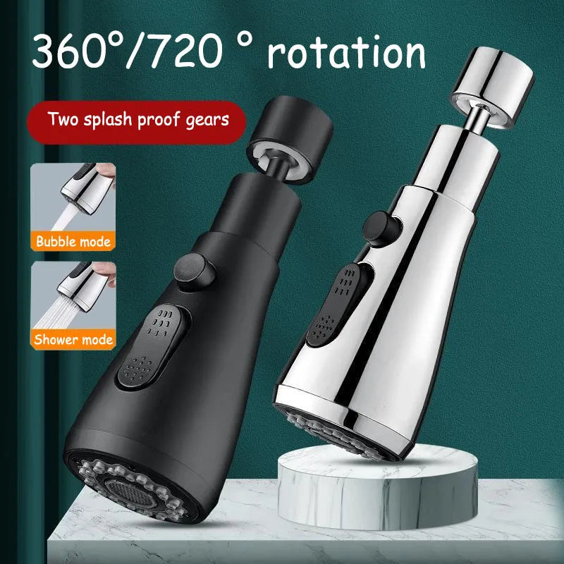 HydroFlex360 kitchen faucet attachment with 360° rotation | Bowlift
