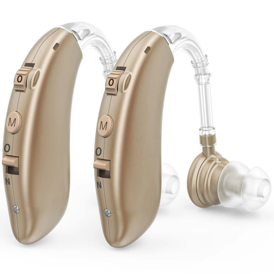 BowLift | Rechargeable Digital BTE Hearing Aid with Adjustable Tone and Portable Sound Amplifier