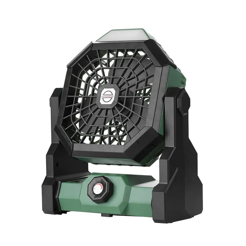 BowLift | LumoFan Pro | Camping Fan with LED | 7800 mAh Battery | USB Rechargeable