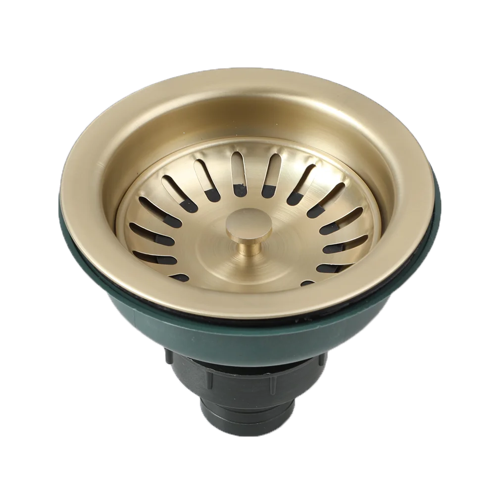 AquaGuard Stainless Steel Sink Strainer with Odor Filter – Pop-Up Stopper & Anti-Blocking Basket Bowlift