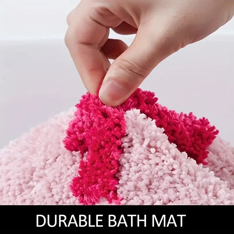 Tufted design carpet "Get Naked" Pink 80×50 cm | Bowlift