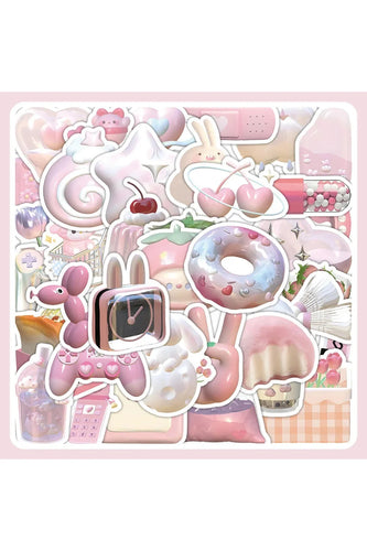 Pink Dream 3D Sticker | Bowlift