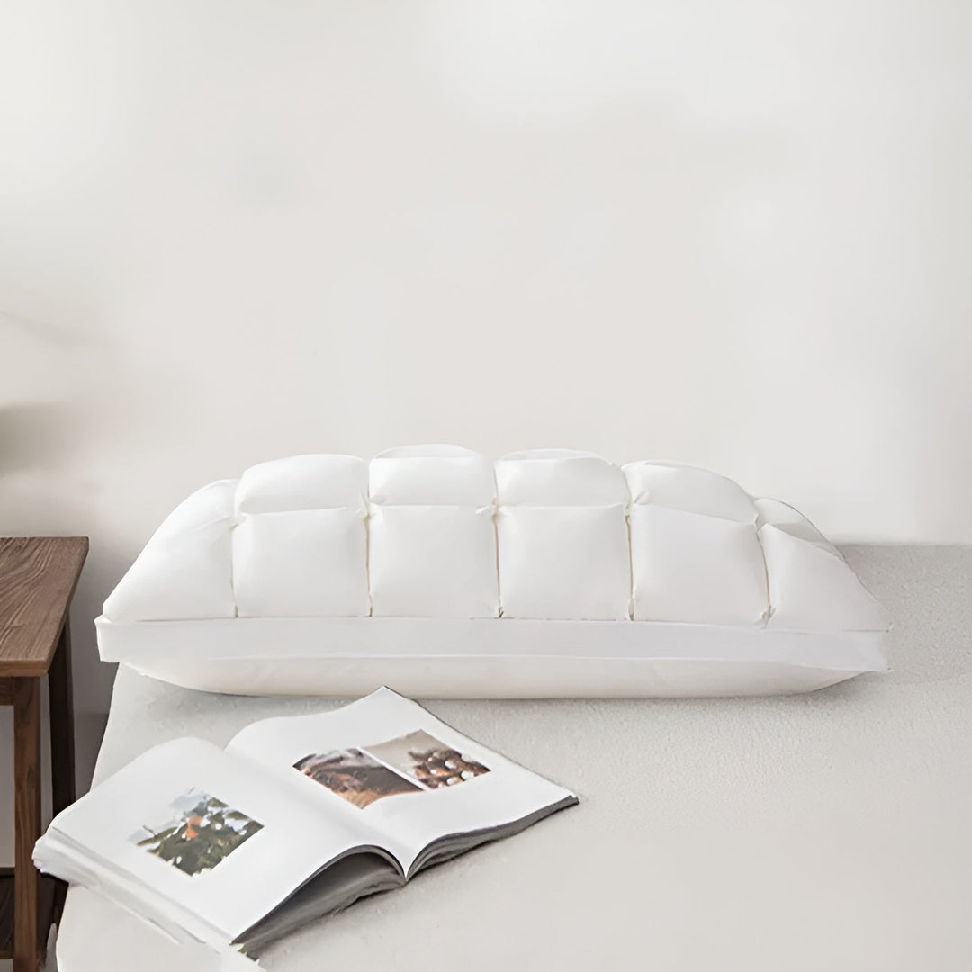 Down pillows with goose down – Luxurious, soft, and hypoallergenic | 100% cotton with optimal neck support | Bowlift