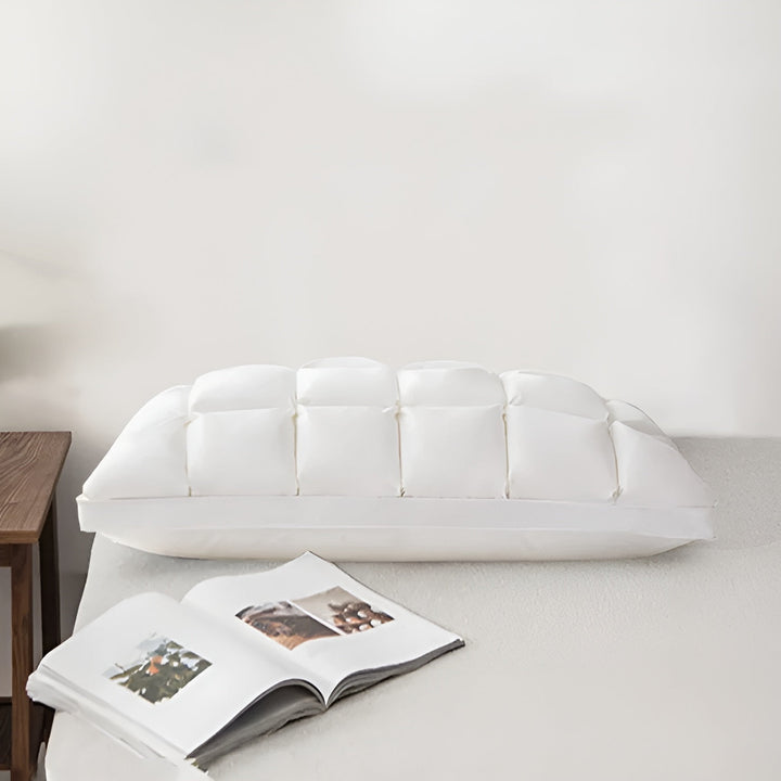 Down pillows with goose down – Luxurious, soft, and hypoallergenic | 100% cotton with optimal neck support | Bowlift