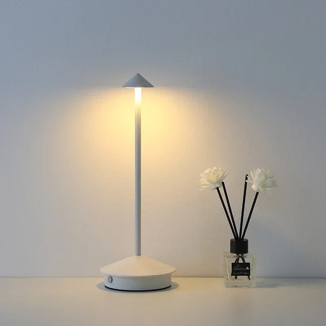 BowLift | Rechargeable Table Lamp Creative Dining Room Touch Led Hotel Bar Coffee Pina Pro Table Lamp Decorative Desk Lamp