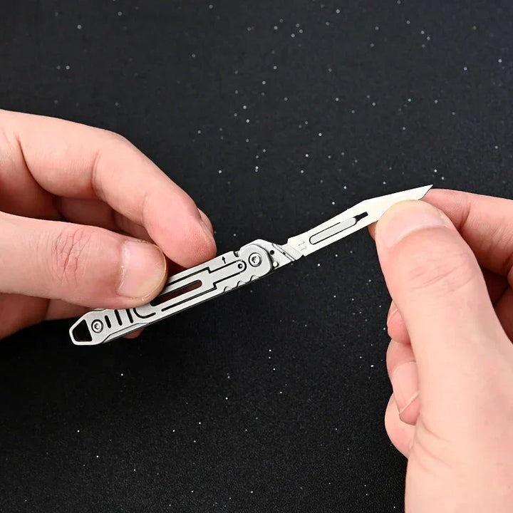 Replaceable Blades Foldable EDC Knife | Bowlift