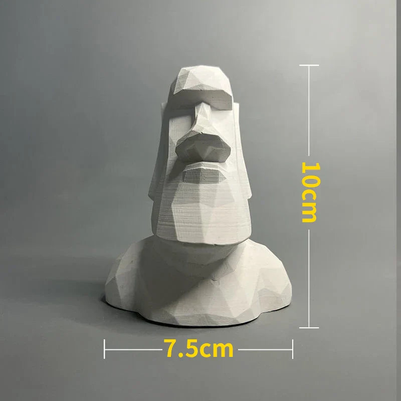 BowLift | Nordic INS Style Character Plaster Statue DIY Painted Sketch Photography Props Table Decorations Home Art Plaster Decoration