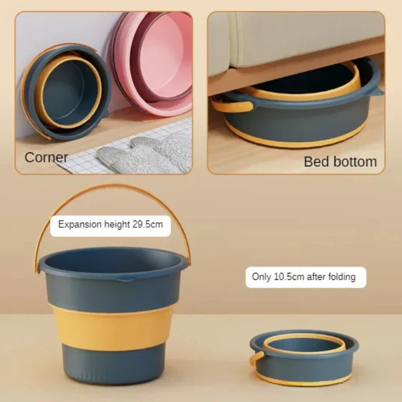 BowLift | Flexibin TravelBucket | Foldable Bucket | Silicone & Durable | For Camping & Everyday Use