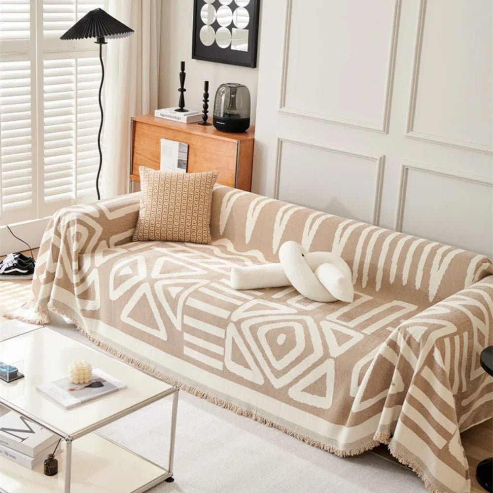 BowLift | Sofa Towel With Tassels