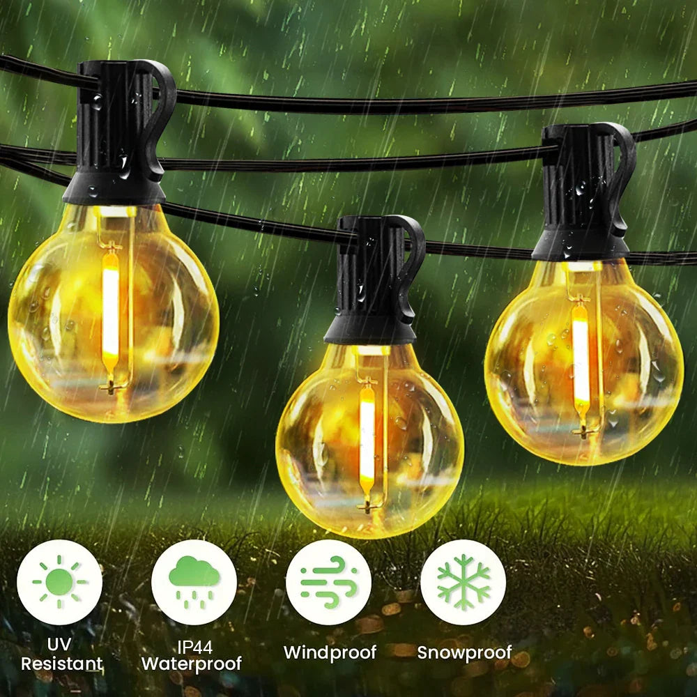 BowLift | Elegant Solar Bulb String Lights