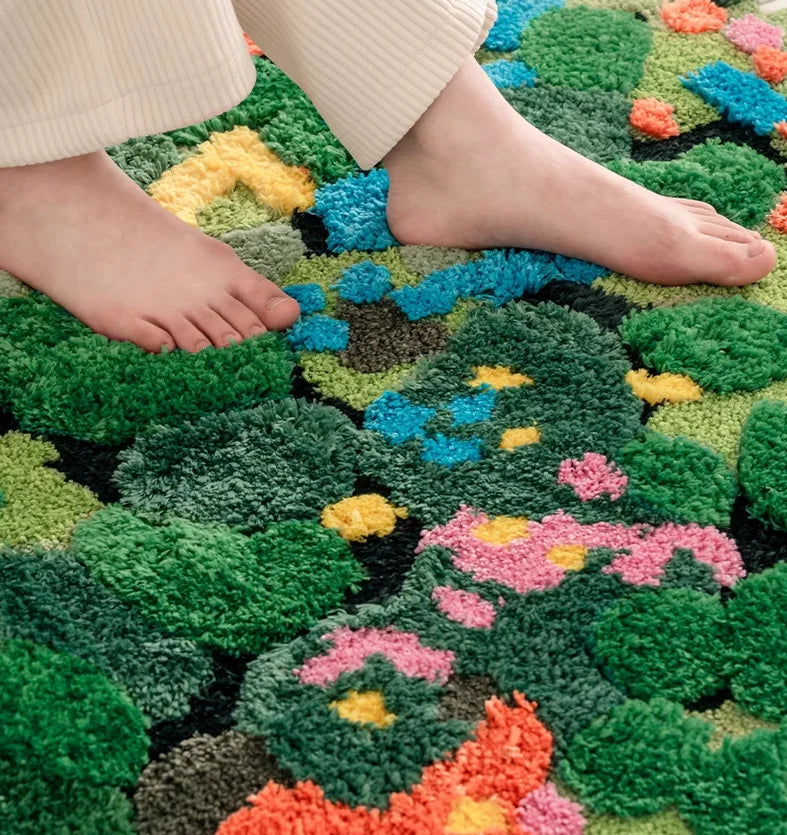 Moss Tufting Bathroom Mat | Bowlift